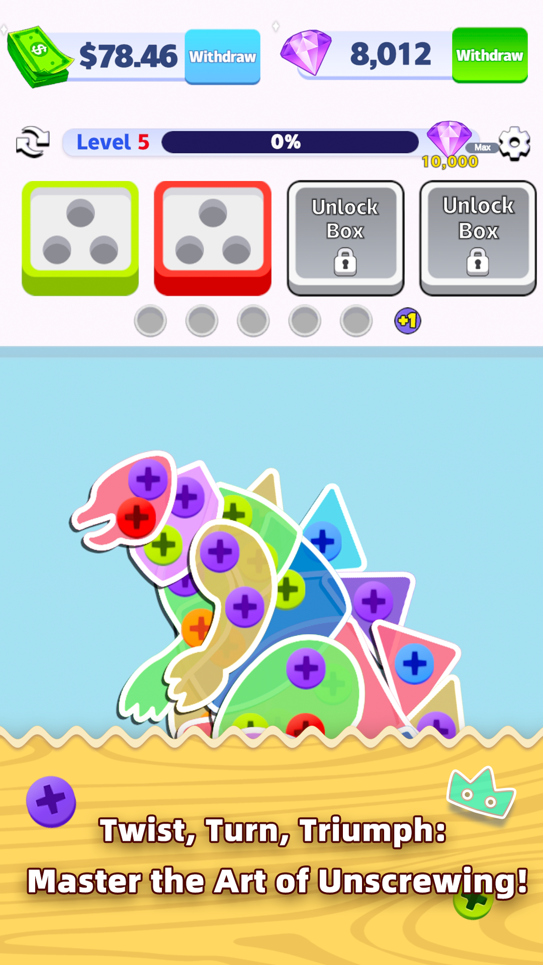 Screw Master Game Screenshot 1